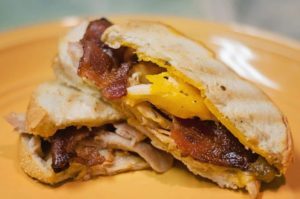 'Brown Sugar Bacon & Chicken' Grilled Cheese Panini | Aunt Bee's Recipes