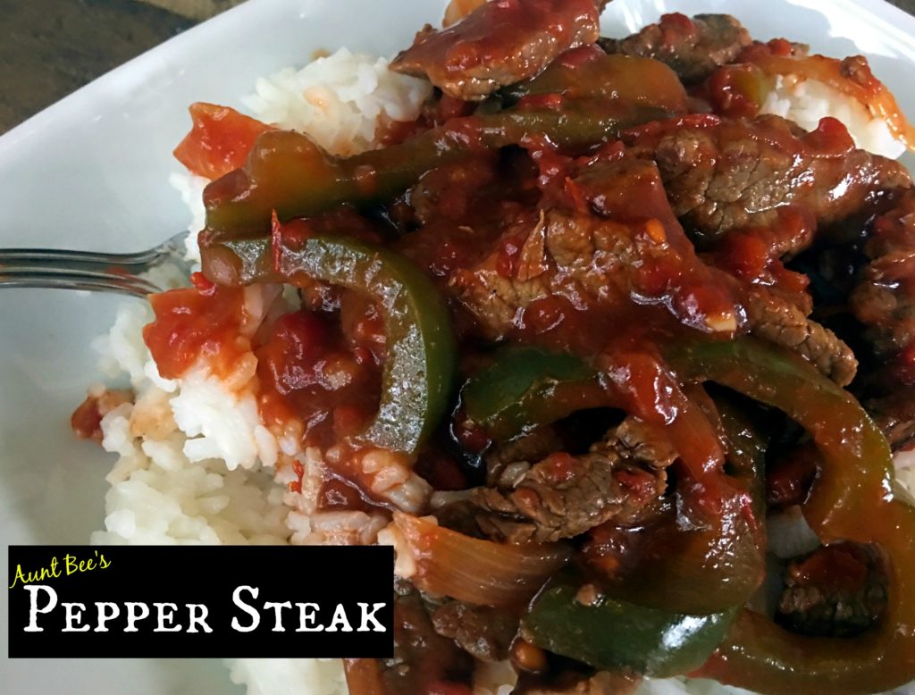 Pepper Steak | Aunt Bee's Recipes