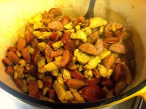 Cajun Jambalaya with Chicken, Sausage & Ham | Aunt Bee's Recipes