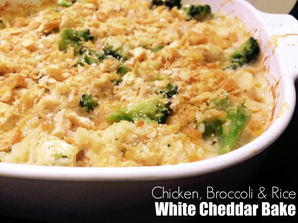 {Chicken, Broccoli & Rice} White Cheddar Bake | Aunt Bee's Recipes
