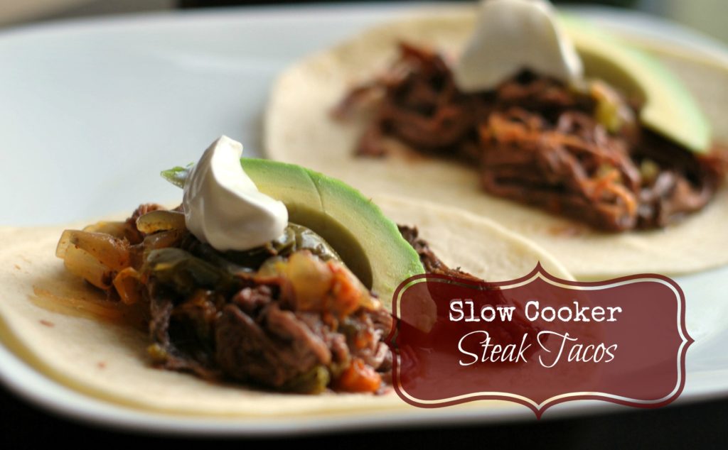 Slow Cooker Steak Tacos