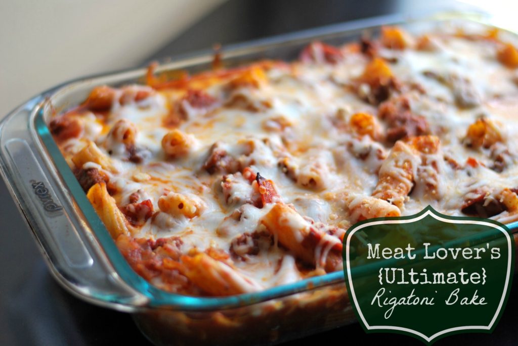 Meat Lover's Ultimate Rigatoni Bake | Aunt Bee's Recipes