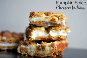 Pumpkin Spice Cheesecake Bars | Aunt Bee's Recipes