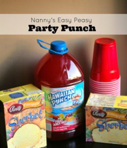 Nanny's Easy Peasy Party Punch | Aunt Bee's Recipes