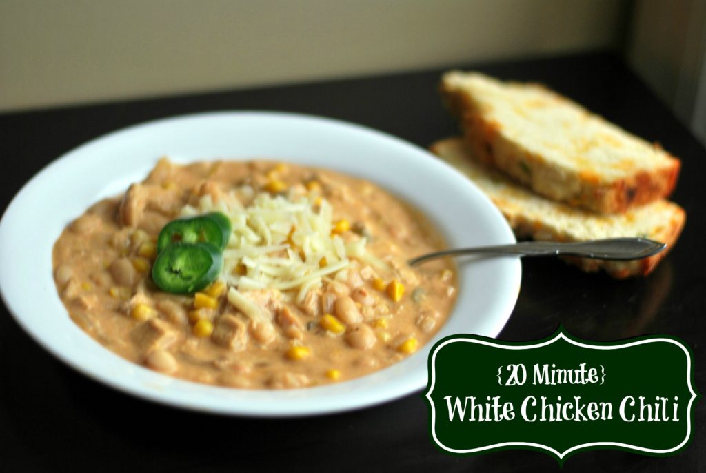 20 Minute While Chicken Chili | Aunt Bee's Recipes