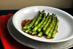 Balsamic Glazed Roasted Asparagus | Aunt Bee's Recipes