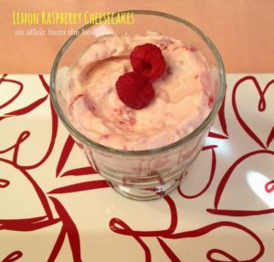 Individual Lemon & Raspberry Cheesecakes | An Affair From The Heart
