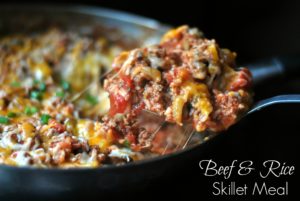 Beef & Rice Skillet Meal | Aunt Bee's Recipes