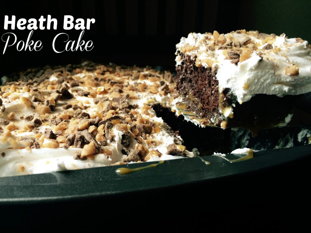 Heath Bar Poke Cake | Aunt Bee's Recipes
