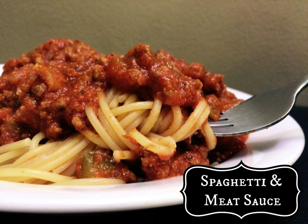 Spaghetti & Meat Sauce | Aunt Bee's Recipes