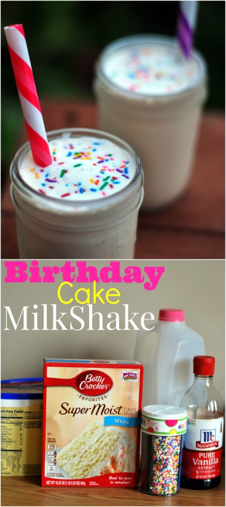 Birthday Cake Milk Shake | Aunt Bee's Recipes