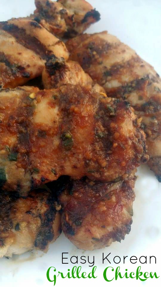 Easy Korean Grilled Chicken  | Aunt Bee's Recipes