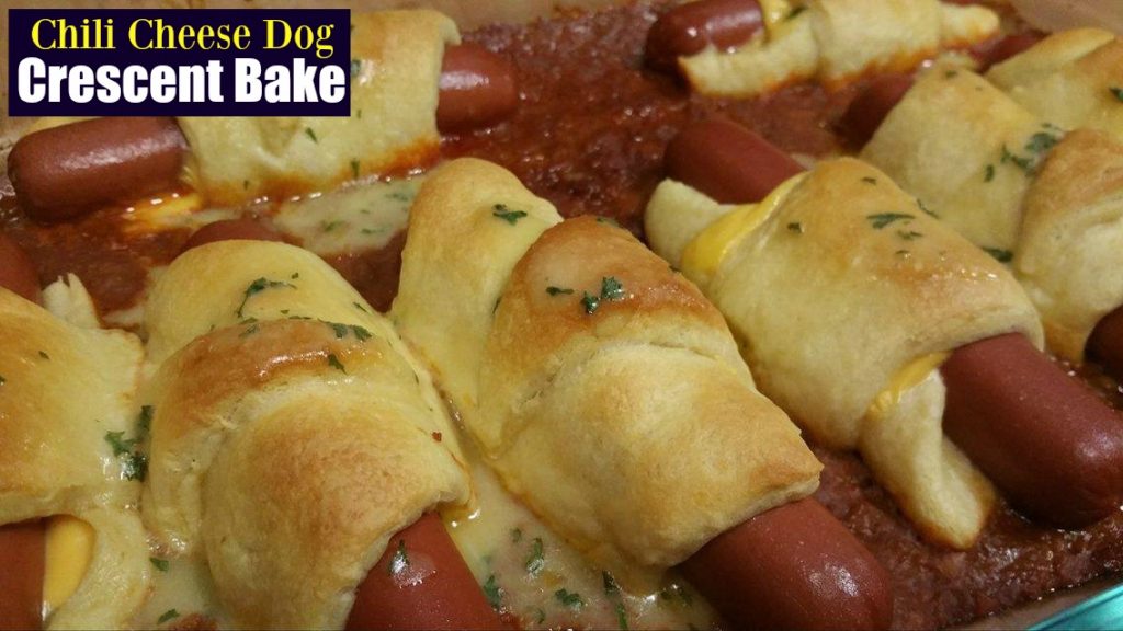 Chili Cheese Dog Crescent Bake | Aunt Bee's Recipes