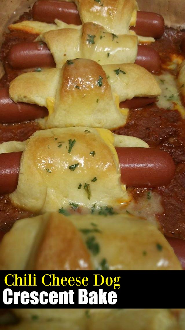 Chili Cheese Dog Crescent Bake | Aunt Bee;s Recipes