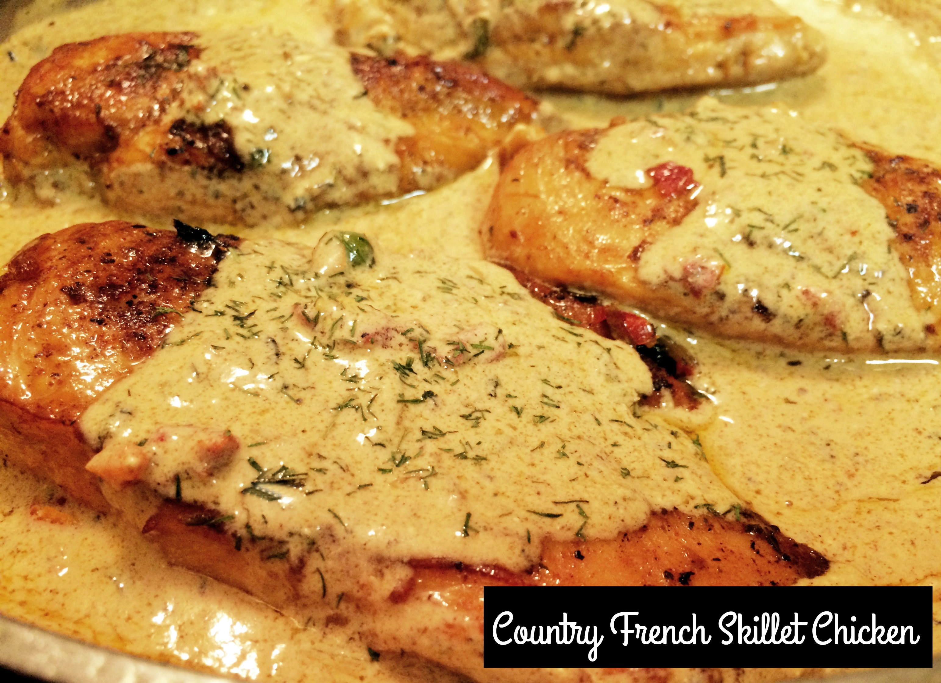 Country French Skillet Chicken - Aunt Bee's Recipes