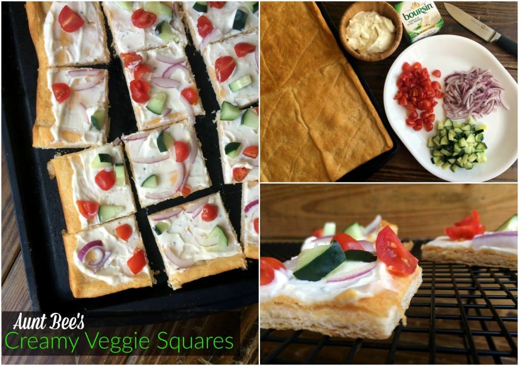 Creamy Veggie Squares | Aunt Bee's Recipes