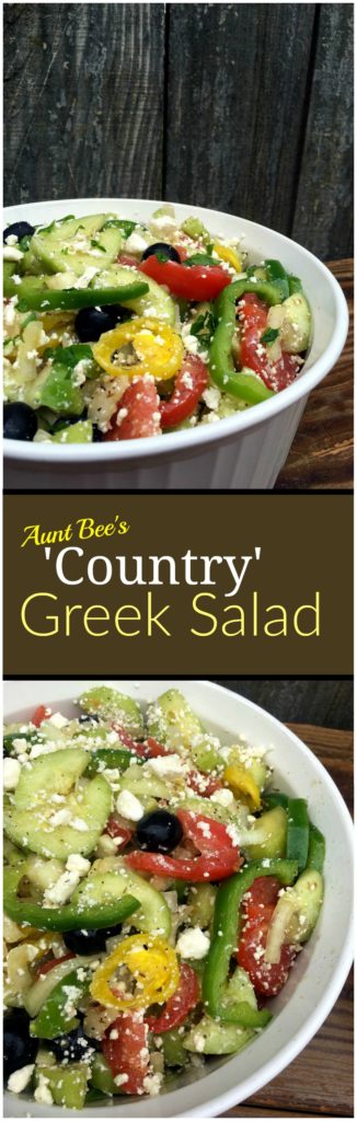 'Country' Greek Salad | Aunt Bee's Recipes