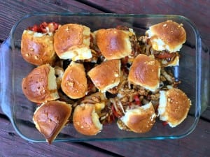 Chicken Fajita Sliders | Aunt Bee's Recpes