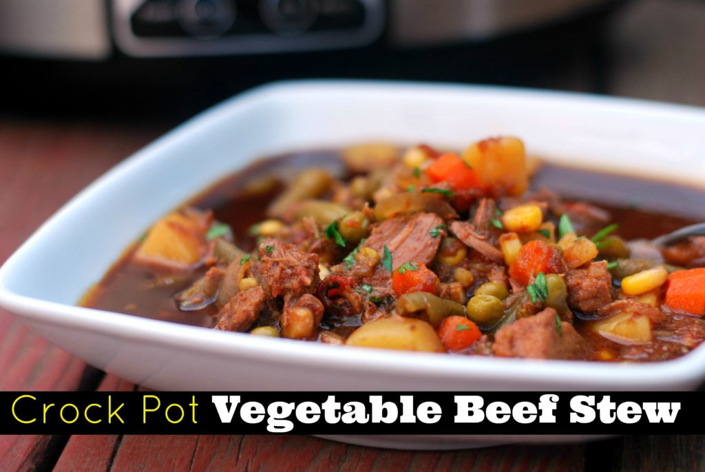Crock Pot Vegetable Beef Stew | Aunt Bee's Recipes