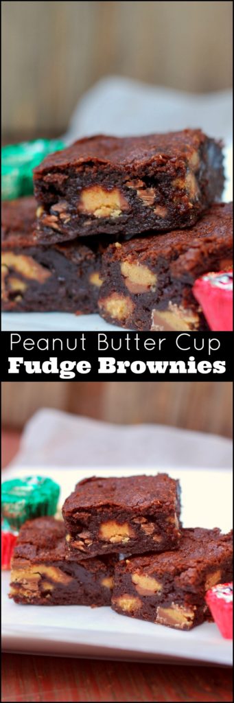 Peanut Butter Cup Fudge Brownies | Aunt Bee's Recipes