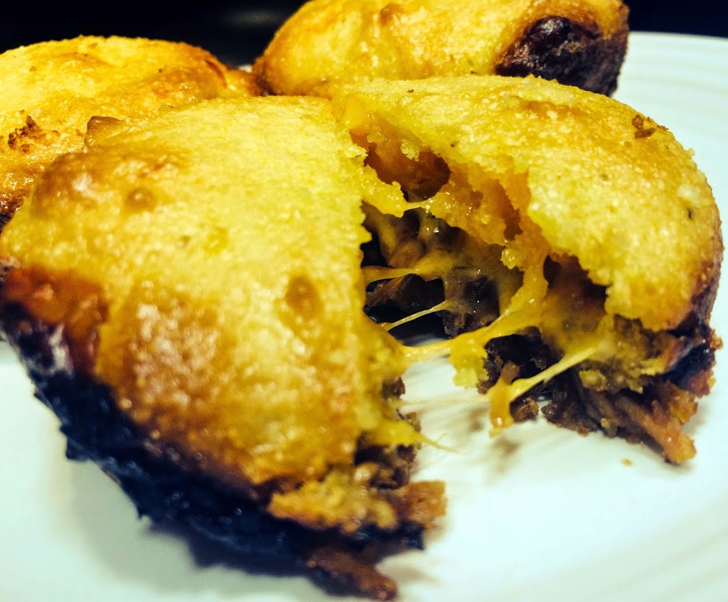 BBQ-Cheddar Stuffed Corn Muffins - Aunt Bee's Recipes